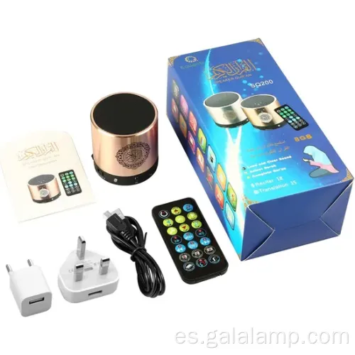 Recargable con altavoz de Corán digital y control remoto